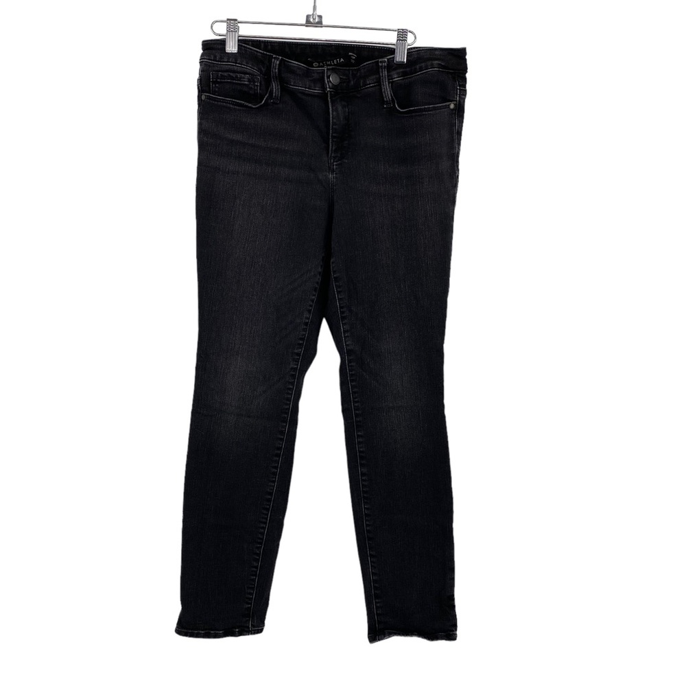 Athleta Sculptek Black/Gray Jeans 10P